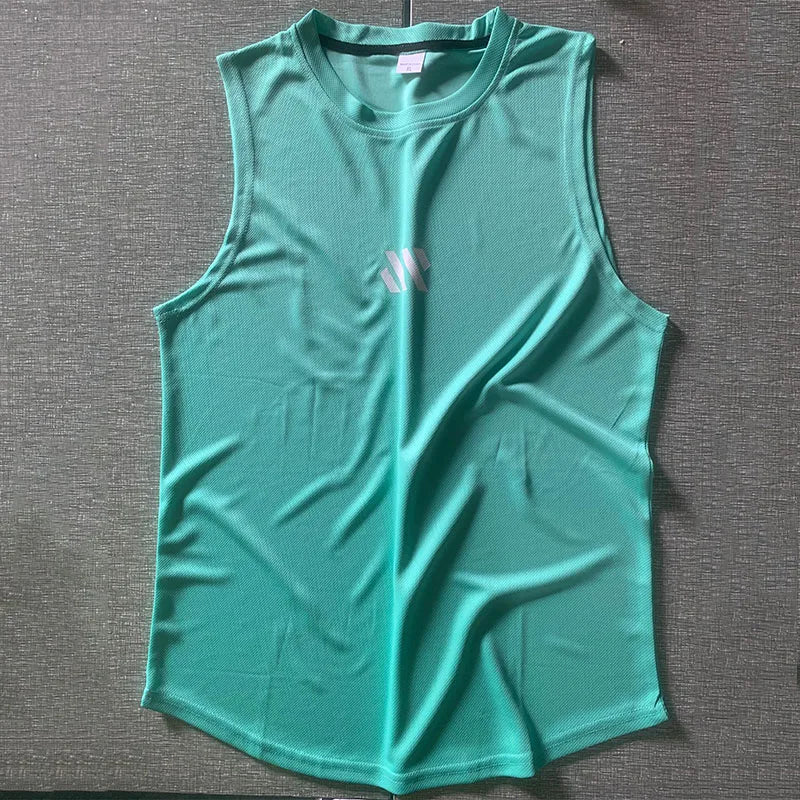 Gitf Men Bodybuilding Tank Tops Gym Workout Fitness Sleeveless Shirt Running Clothing Stringer Singlet Summer Casual Vest