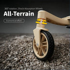 All-Terrain Pet Stroller, Lightweight Aluminum Frame, Beige, Shock Absorption Wheels