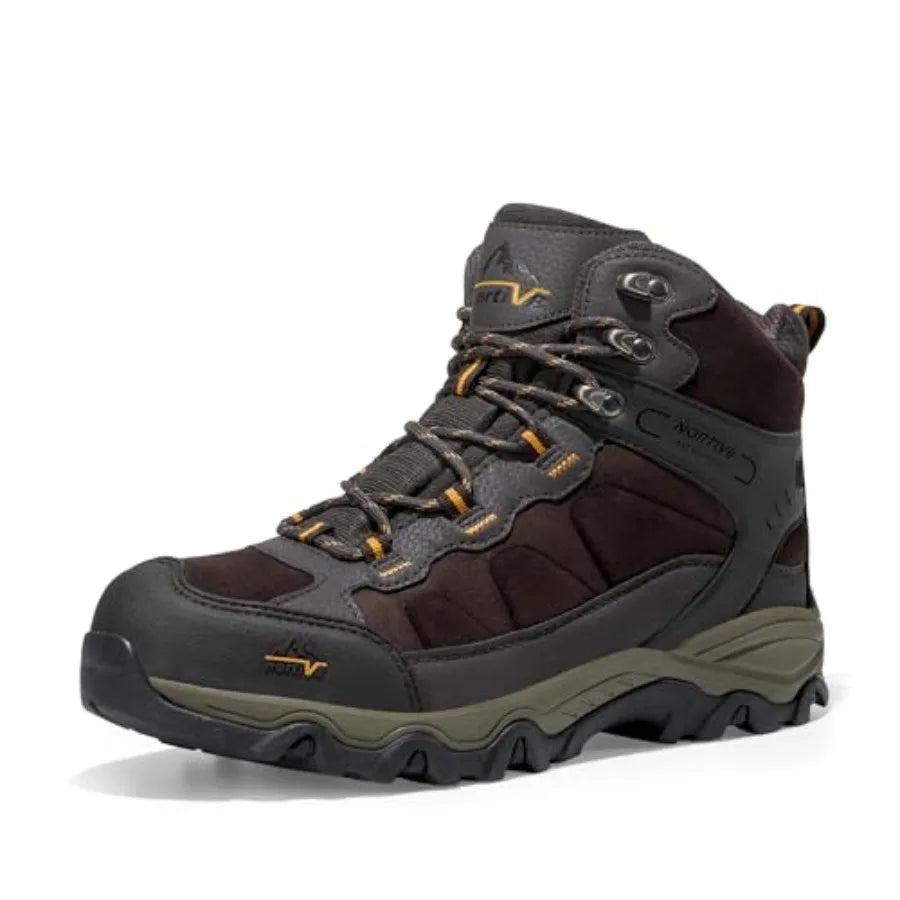 NORTIV 8 Men's Waterproof Hiking Boots Outdoor Mid Trekking Lightweight Mountaineering Shoes Paladin