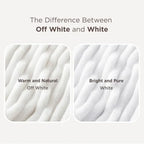 GentleSoft White Throw Blanket for Couch - Birthday Gifts for Women Mom Her Girls, Cozy Fleece Blanket for Sofa Bed, Living Roo