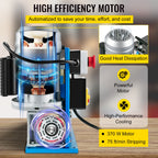 SucceBuy Electric Wire Stripping Machine Cable Stripper 1.5-38mm 11 Channels Acrylic+Aluminum W/Blade for Scrap Copper Recycling