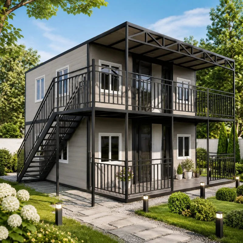 Expandable Folding Modular House Container Home for Temporary Office Staff Housing and Garden Room Customized
