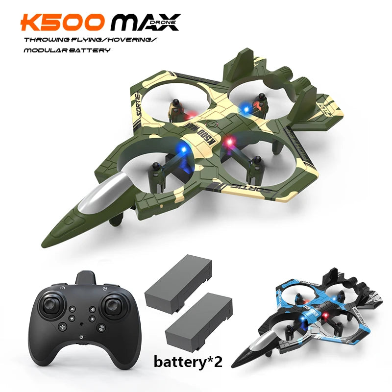 New K500 Stunt Drone with 360° Flip FPV Height Hold Function Durable Material Brushless Motor Quadcopter for Outdoor Remote Control Ideal for Beginners And Tech Lovers
