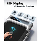 Portable Desk Treadmill: Compact Exercise Machine with Remote and LED Display for Home Office Use
