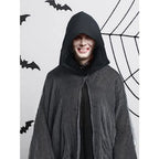 Halloween Grim Reaper Costume Medieval Renaissance Hooded Cloak Wizard Robe for Adult Halloween Cosplay