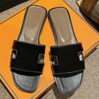 2026 New Designer Footwear, Luxury Women's Outdoor Beach Slides & Sandals, Comfortable Arch Support Flat Shoes for Women