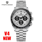 PAGANI DESIGN 2025 New AK Project Men's Watches Luxury Quartz Wrist Watch For Men AR Sapphire Speed Chronograph Automatic Date