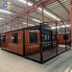 Folding Container House Modern Expandable Container Prefabricated Tiny House Modular Home Model