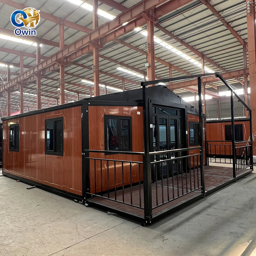 Folding Container House Modern Expandable Container Prefabricated Tiny House Modular Home Model