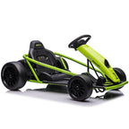 24V Electric Go Kart Drift Car for Kids 8-12, Ride On Racing Toy with Dual 300W Motors/8 MPH High Speed/Music, Outdoor Fun Gift