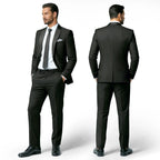 Men's Slim Fit Suit Blazer Business Wedding Party 2-Piece Jacket & Pant Suit