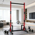 KERDOM Multifunction Power Rack with Pull up Bar, Heavy Capacity 360kg, Height Adjustable Squat Stand Rack for Home Gym Equipment, Power Tower Pull Up Dip Station Training Fitness Equipment for Home Outdoor Muscles Trainer, B