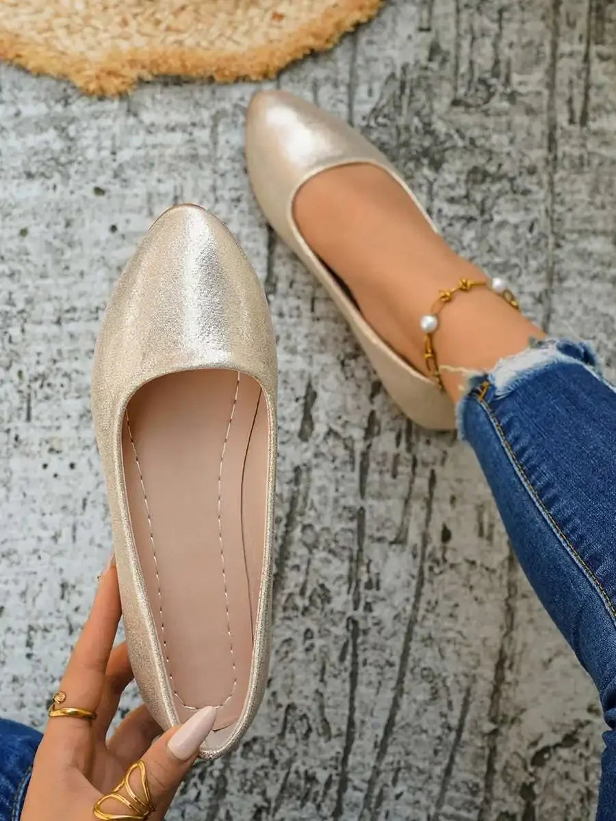 Womens Elegant Bow Flat Loafers, Spring Autumn Comfortable Casual Office Shoes
