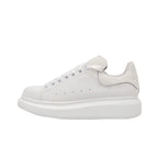 Korean Style Black-Heel White Platform Shoes - Height-Boosting Daily Commute Sneakers
