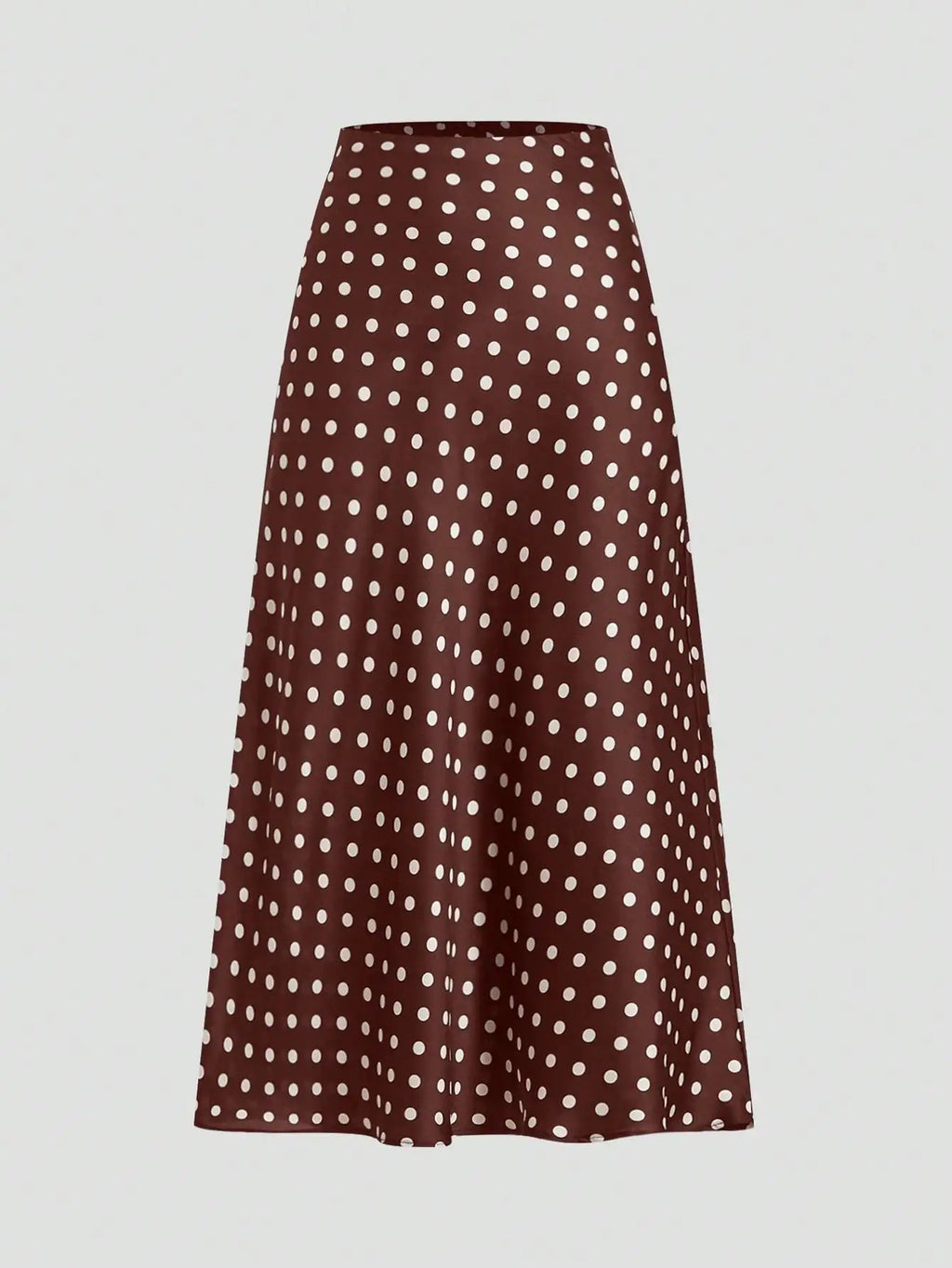 Firerie Women's Retro Elegant Polka Dot Print Vacation Style Skirt,Fall,Fall For Women,Winter For Women,Vacation