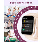 Smart Watches for Men and Women - HD Screen, Fitness Tracker, Waterproof, Compatible with iOS/Android