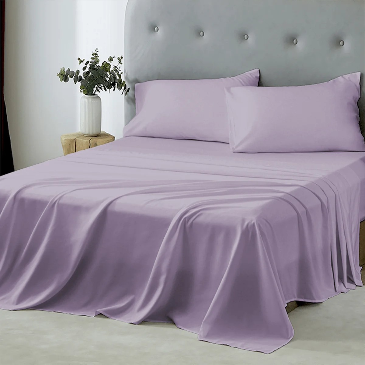3/4 Piece Home Bed Sheet Set, Soft, Cooling, Comfortable And Breathable Bedding Set, Hotel Luxury Home Summer Bedding Sheets Twi