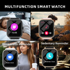 1.83'' Smart Watch with Message Answer Call Sleep Monitoring Sports Pedometer Information Alerts For iPhone Android