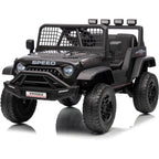 12V Kids Ride On Truck Car w/Parent Remote Control, 3 Speeds, Emergency Braking, LED Lights, Music & Horn Kids Electric Vehicles
