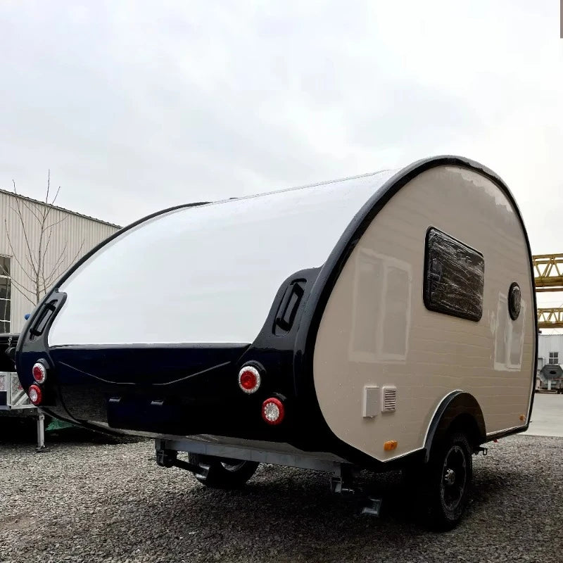 Customized Camper RV Luxury Modern Tiny Galvanised Teardrop Trailer Travel Solar Bathroom Lightweight 4x4 Slide Out Kit for Sale