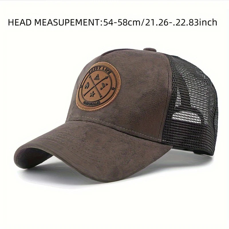 Mesh breathable baseball cap dome summer new sunshade hardtop hat outdoor running sports hat