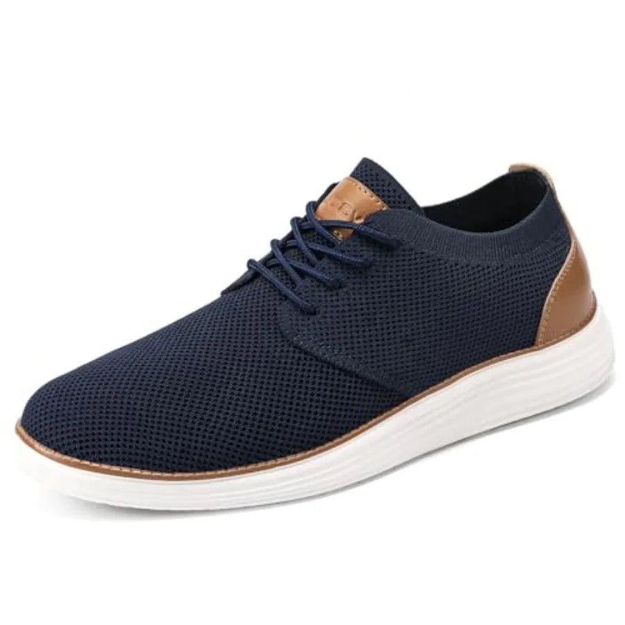 VILOCY Men's Fashion Dress Sneakers Casual Walking Shoes Business Oxfords Comfortable Breathable Lightweight Tennis