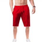Casual Shorts Summer Men Loose Five Inch Short Pants Cotton Linen Thin Breathable Soft Beach Daily Outdoor Sports Bottoms