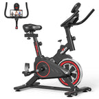 RELIFE Exercise Bike Stationary for Home Indoor,Cycling Bike with Silent Belt Drive for Home Cardio,Brake Pad