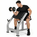Weight Training Equipment Adjustable Bench Seat Seated Barbell and Dumbbell Biceps Station for Home Gym Strength Training