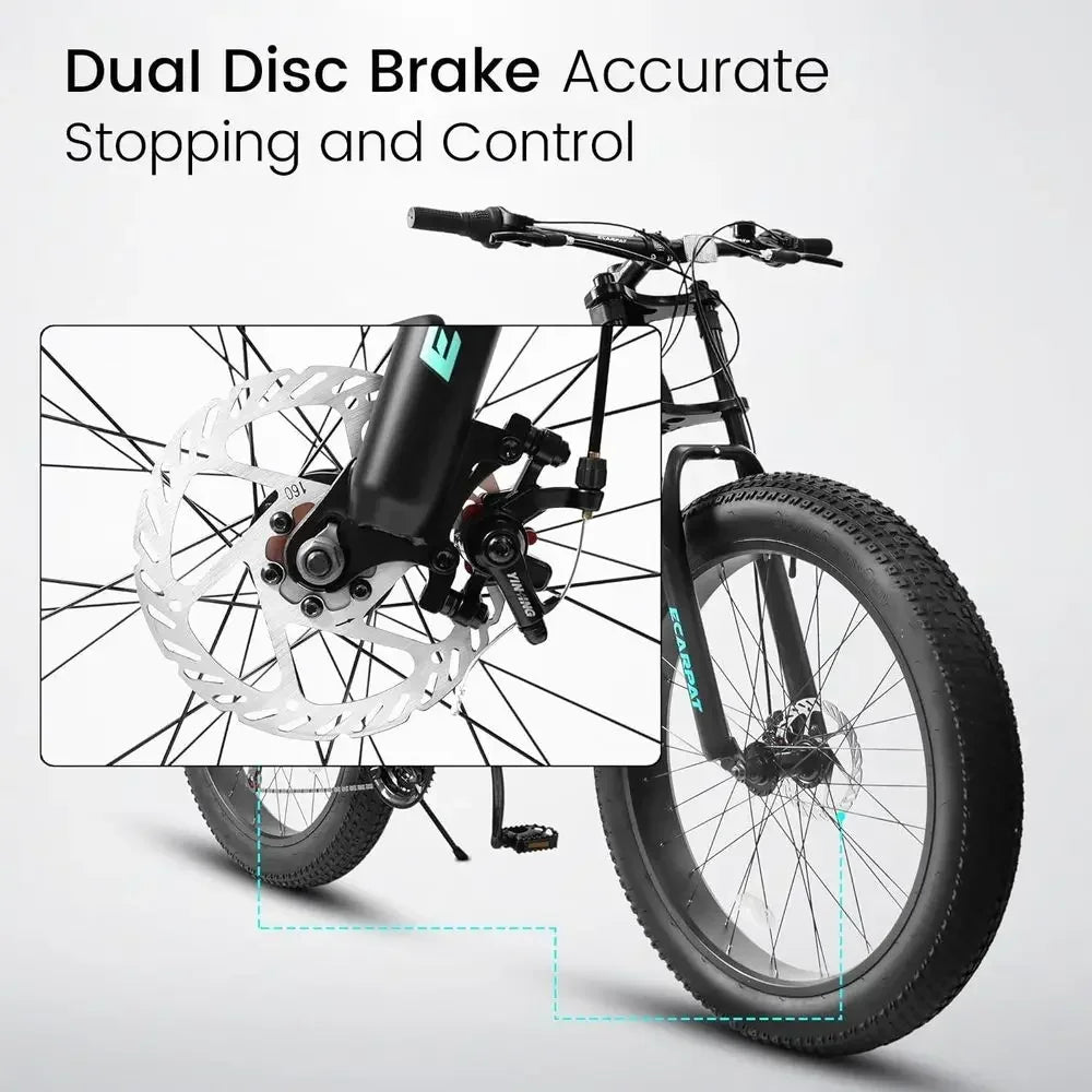 24 Full Suspension Mountain Bike, 21-Speed Dual Disc Brakes, Unisex Steel Frame, Ideal for Trails, Beach, and City Riding