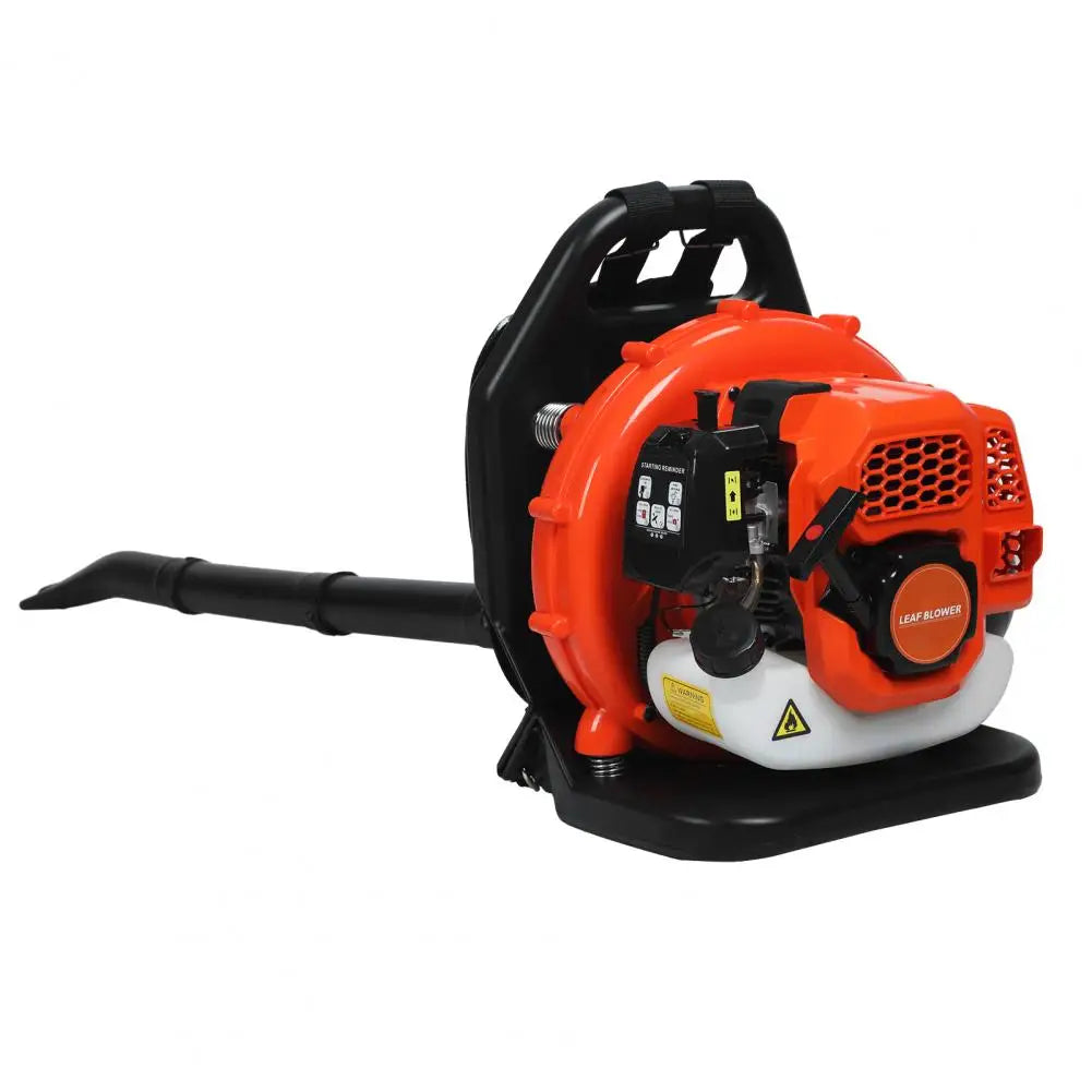 52CC Petrol Backpack Leaf Blower, 2-Stroke 550CFM Dust Blower, Cleaning Lawn Care Yard Work Landscaping Snow Removal Leaf Blower