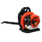 52CC Petrol Backpack Leaf Blower, 2-Stroke 550CFM Dust Blower, Cleaning Lawn Care Yard Work Landscaping Snow Removal Leaf Blower