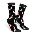 AOYEGO Funny Socks Health Curve Novelty Casual Crew Socks Contrast Color Design for Women Men Gift