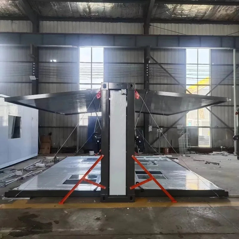 Customized 20ft 2 Bedroom Foldable Container Home Prefab Tiny House Light Weight Portable Folding Modular Unit Living Home
