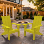 Adirondack Chairs Set of 2 Outdoor: 450lb Capacity&33in Tall Backrest Oversized Modern Adirondack Chairs -, Customized