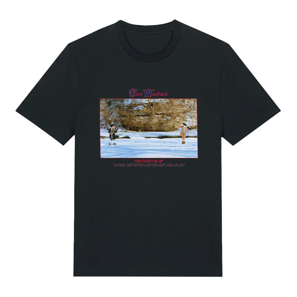 Finn Wolfhard Fire From The Hip Cover T Shirts FFTH Album High Quality Cotton Tees Unisex Round Neck Short Sleeve Casual Clothes
