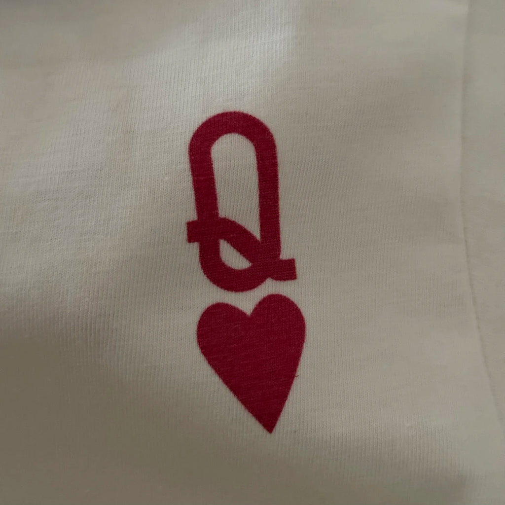 Women T-shirt Light Cotton Crew Neck Short Sleeve Oversize Fit Soft Comfort Summer Heart Letter White Graphic Loose Casual Daily Tee