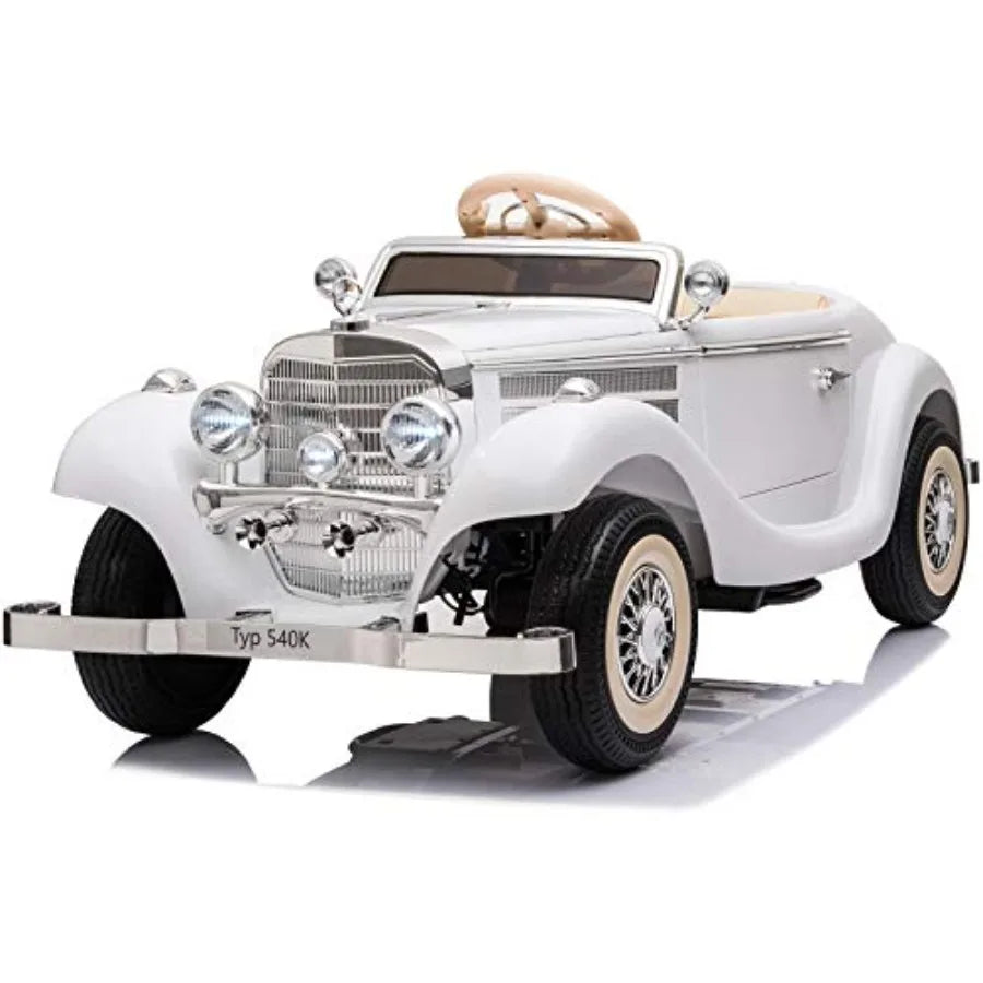 Large Ride On Car Compatible with Benz 12V Battery Powered Electric Vehicles with Remote Control for 4WD Classic Ride on Toys w