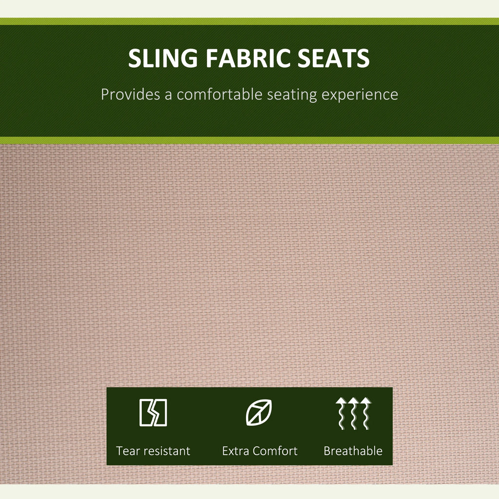 3-Seat Outdoor Porch Swing Chair, Patio Swing Glider with Adjustable Canopy, Breathable Seat, and Steel Frame for Garden, Poolside, Backyard, Beige