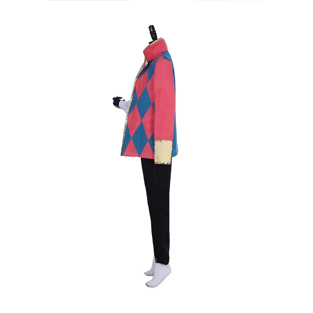 Howl Cosplay Costume Anime Full Set With Jacket Shirt Pants Necklace plus size