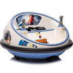 12V Kids Electric Bumper Car With Remote Control, 360° Spin, LED Light, Soft Bumpers, Rechargeable Ride-On Toy For Indoor Outdoor