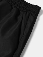 2-pack, men's short-sleeved button-down shirt with a lapel and printed pattern, paired with drawstring pants, for trendy, casual