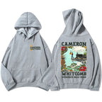 CAMERON WHITCOMB Logo Hoodies Fleece Long Sleeve Hooded Sweatshirt Graphic Merch Unisex Streetwear Loose Casual Men/Women Hoodie
