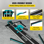 SucceBuy 1200MM Tile Cutter High Precision Manual Ceramic Floor Tiles Tile Cutter  48 In Cutting Machine for Precision Cutting