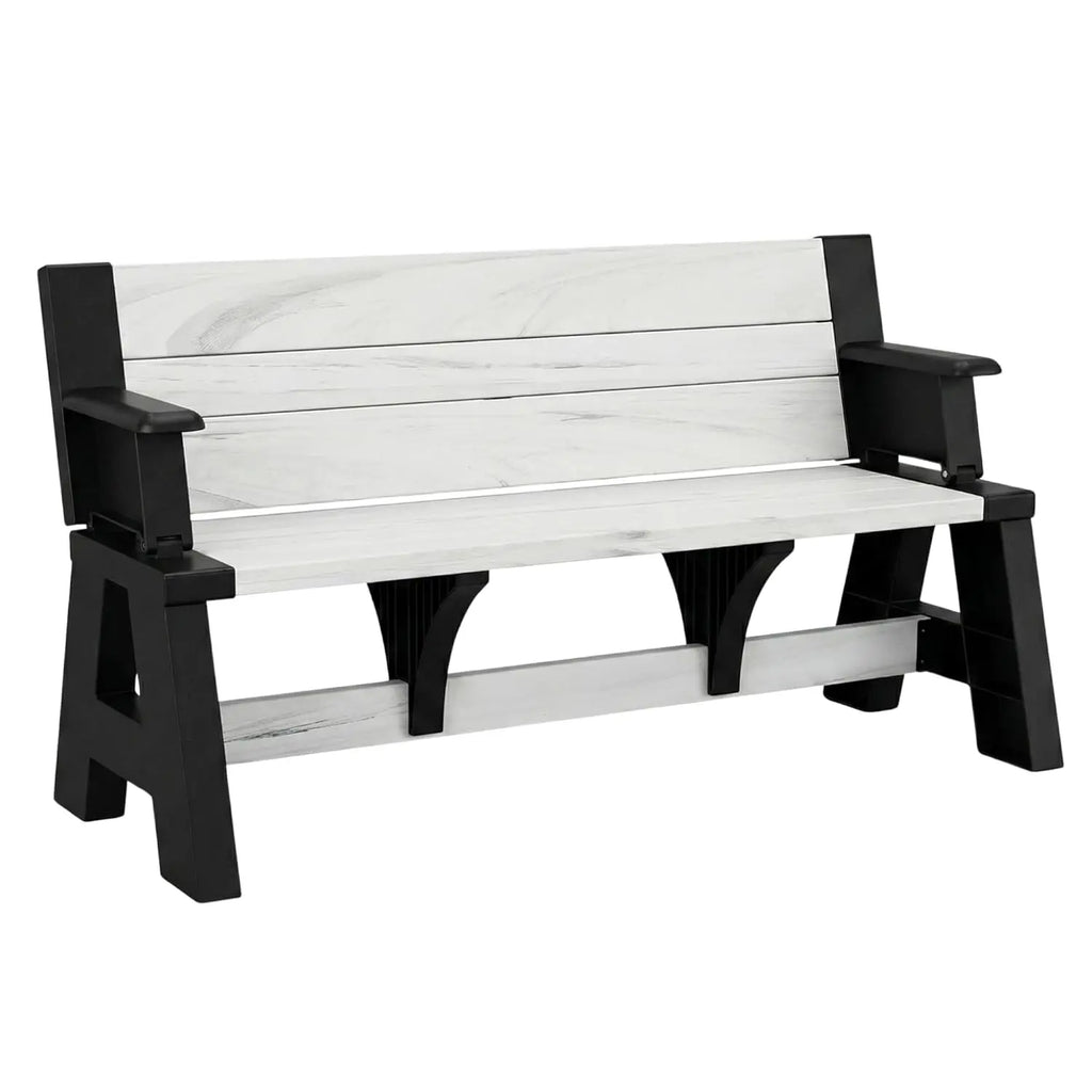 Gen 1 2-in-1 Outdoor Convertible Bench to Picnic Table | Space-Saving, Weather-Resistant Patio Furniture for Yard,, Customized