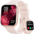 Smart Watch 1.85" Fitness, Call Answer, Custom Dials, Pedometer, Calories, Multi-Sport Modes, Voice Assistant for Android/iOS