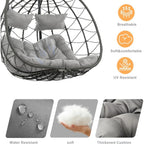 Two Person Hammock Swing Chair with Cushion for Indoor and Outdoor Use