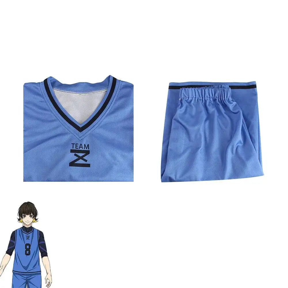 Blue Lock Cosplay Jersey No.11 Isagi Yoichi Bachira Meguru Chigiri Hyoma Kunigami Rensuke Football Uniform Costume