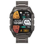 KOSPET Tank M4 Special Edition Men's Smartwatch 1.96 Inch AMOLED 10ATM Waterproof Freediving Offline Maps GPS 2 Wristbands