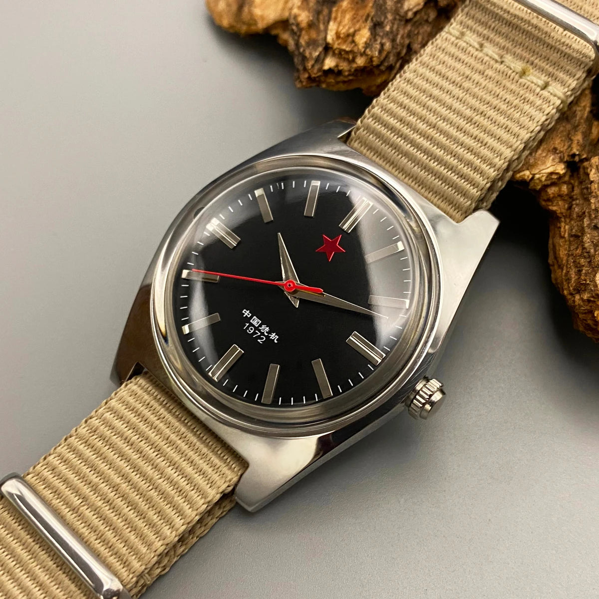 Men's Mechanical Watch Manual Mechanical Stainless Steel Case 7120 Movement Retro Men's Dress Watch Men's Gift